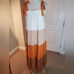 Bohemian Tiered Maxi Dress